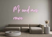 Custom Neon: Mr and mrs r... - Neon Filter