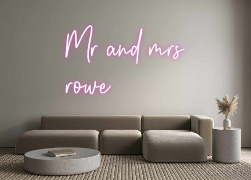 Custom Neon: Mr and mrs r... - Neon Filter