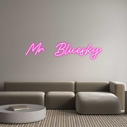 Custom Neon: Mr Bluesky - Neon Filter