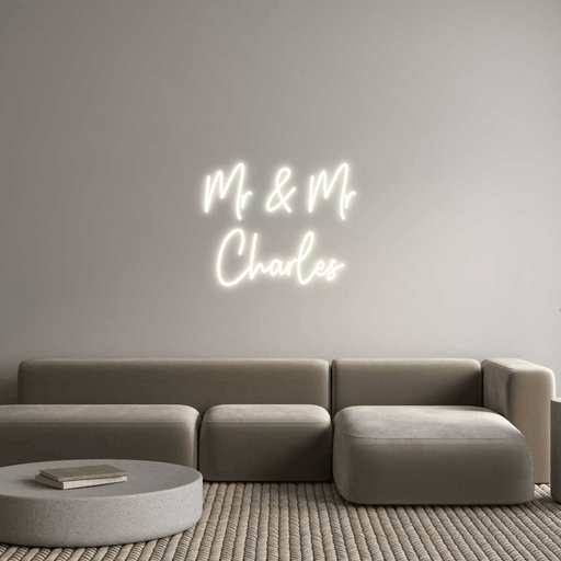 Custom Neon: Mr & Mr Char... - Neon Filter