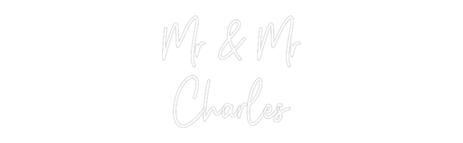 Custom Neon: Mr & Mr Char... - Neon Filter