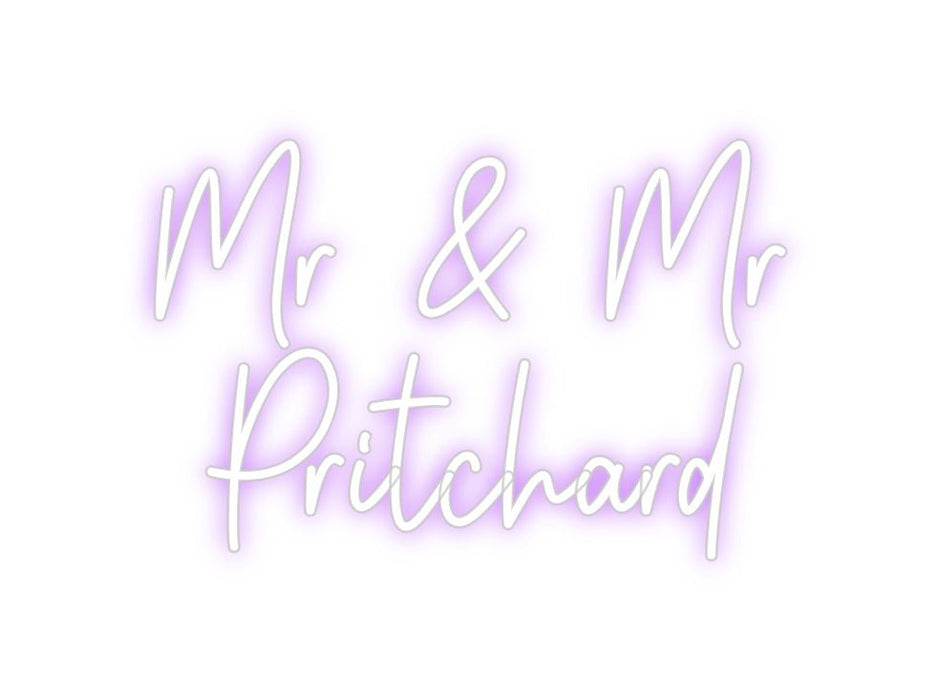 Custom Neon: Mr & Mr Prit... - Neon Filter