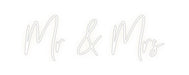 Custom Neon: Mr & Mrs - Neon Filter