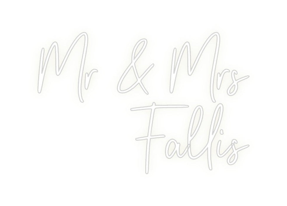 Custom Neon: Mr & Mrs ... - Neon Filter