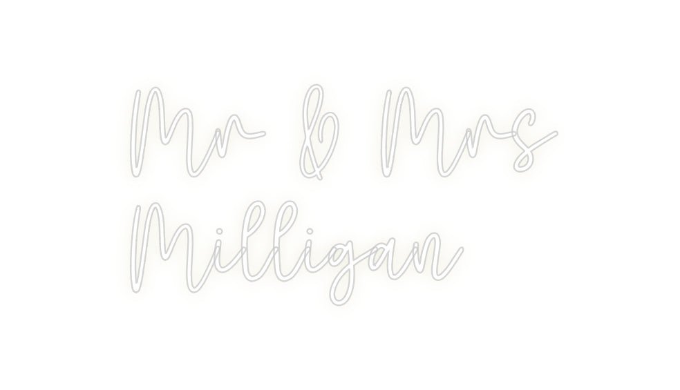 Custom Neon: Mr & Mrs ... - Neon Filter