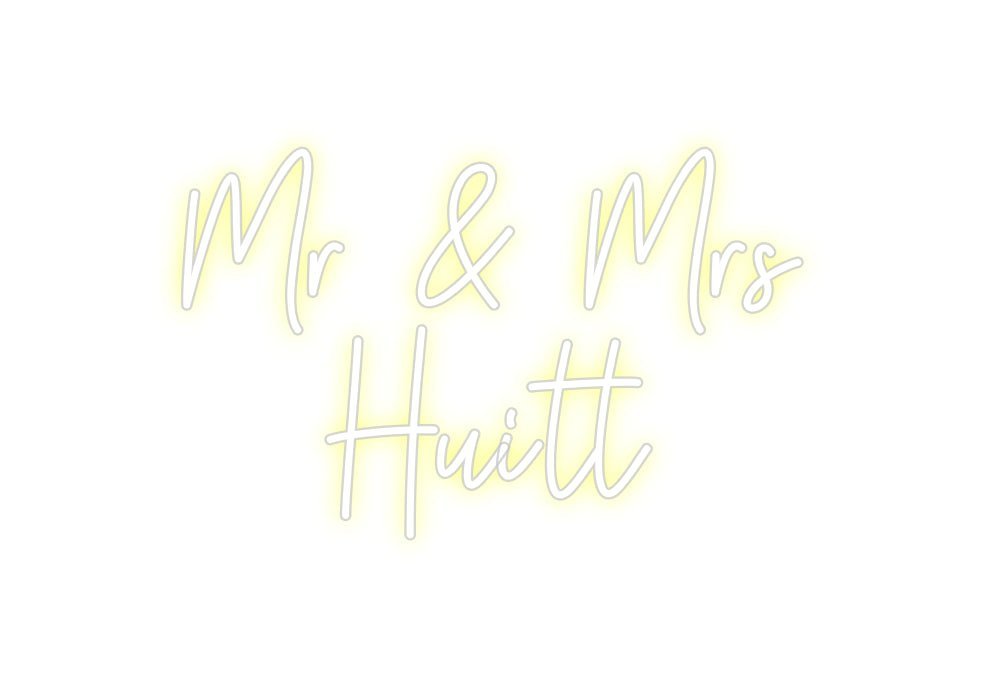 Custom Neon: Mr & Mrs ... - Neon Filter