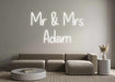 Custom Neon: Mr & Mrs Ad... - Neon Filter