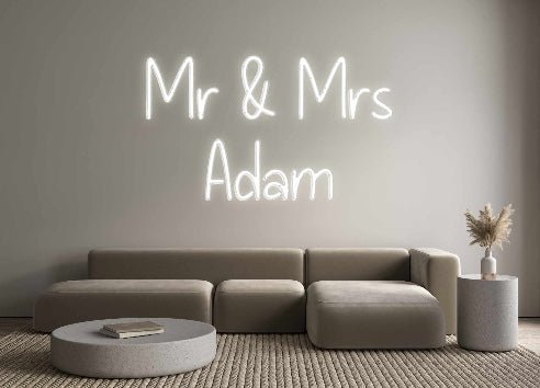 Custom Neon: Mr & Mrs Ad... - Neon Filter