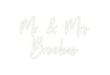 Custom Neon: Mr & Mrs Bro... - Neon Filter