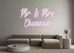 Custom Neon: Mr & Mrs Ch... - Neon Filter