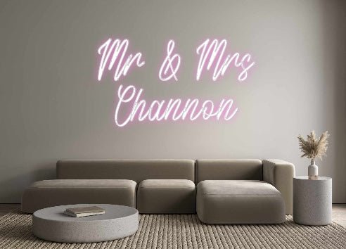 Custom Neon: Mr & Mrs Ch... - Neon Filter