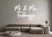 Custom Neon: Mr & Mrs Fes... - Neon Filter