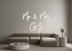 Custom Neon: Mr & Mrs G - S - Neon Filter