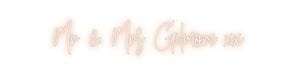 Custom Neon: Mr & Mrs Gilm... - Neon Filter