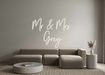 Custom Neon: Mr & Mrs Grey - Neon Filter