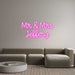 Custom Neon: Mr & Mrs Jef... - Neon Filter