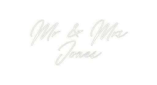 Custom Neon: Mr & Mrs Jo... - Neon Filter