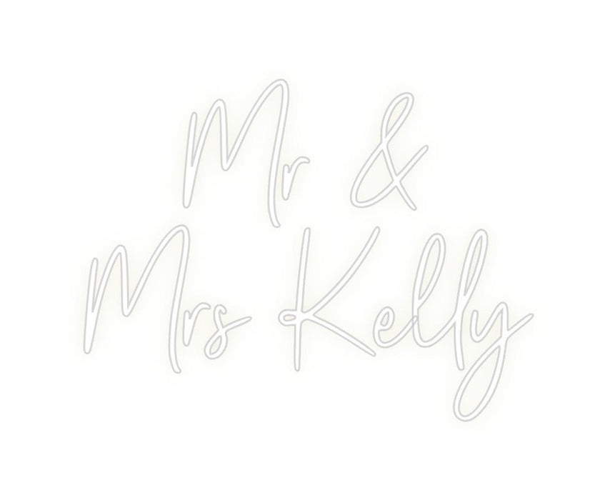 Custom Neon: Mr & Mrs Ke... - Neon Filter