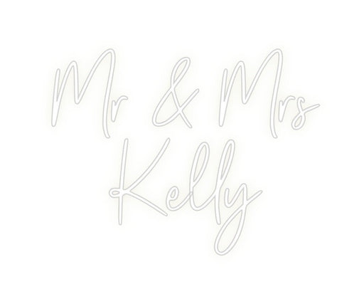 Custom Neon: Mr & Mrs Ke... - Neon Filter