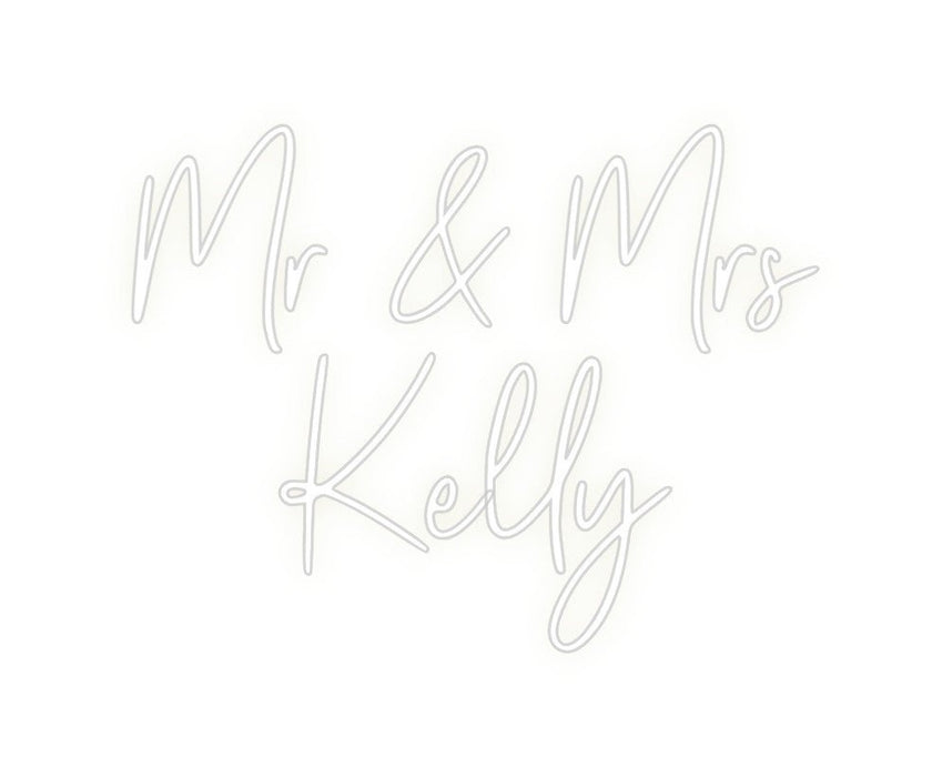Custom Neon: Mr & Mrs Ke... - Neon Filter