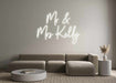 Custom Neon: Mr & Mrs Ke... - Neon Filter