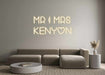 Custom Neon: Mr & Mrs Ke... - Neon Filter