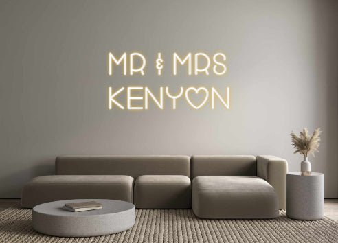Custom Neon: Mr & Mrs Ke... - Neon Filter
