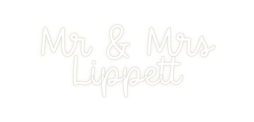 Custom Neon: Mr & Mrs Lip... - Neon Filter