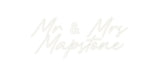 Custom Neon: Mr & Mrs Ma... - Neon Filter