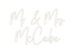 Custom Neon: Mr & Mrs Mc... - Neon Filter