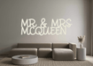 Custom Neon: MR & MRS MCQU... - Neon Filter