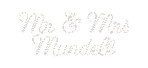 Custom Neon: Mr & Mrs Mun... - Neon Filter
