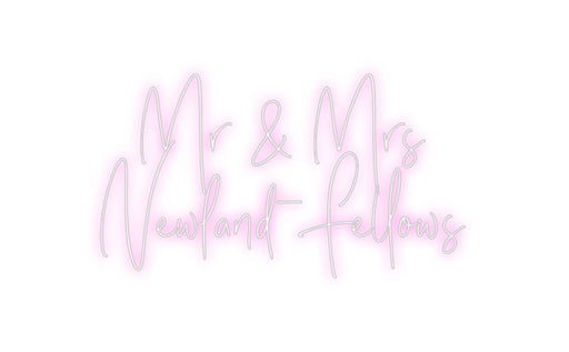 Custom Neon: Mr & Mrs Ne... - Neon Filter