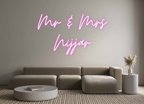 Custom Neon: Mr & Mrs Nij... - Neon Filter