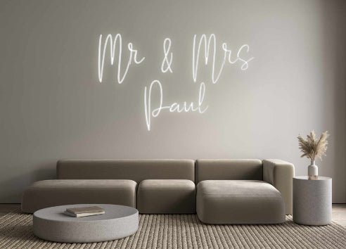 Custom Neon: Mr & Mrs Pa... - Neon Filter