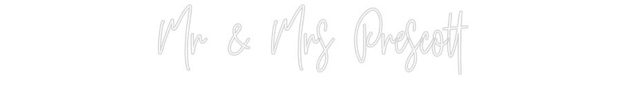 Custom Neon: Mr & Mrs Pres... - Neon Filter