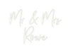 Custom Neon: Mr & Mrs Rowe - Neon Filter