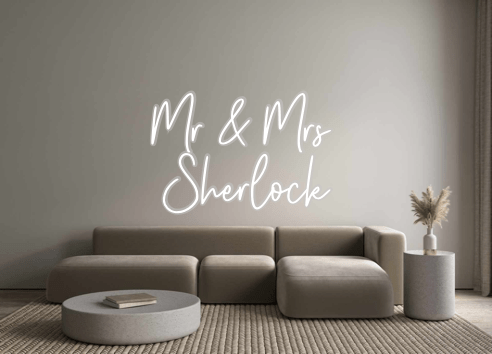 Custom Neon: Mr & Mrs She... - Neon Filter