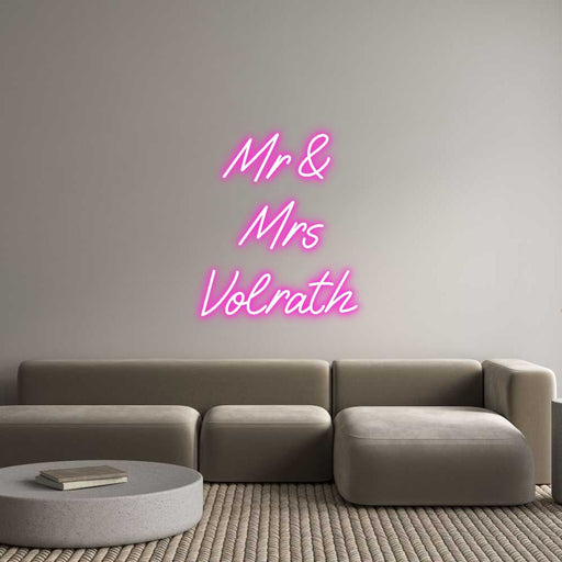 Custom Neon: Mr & Mrs Vo... - Neon Filter