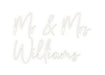 Custom Neon: Mr & Mrs Wil... - Neon Filter