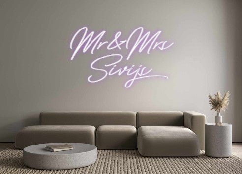 Custom Neon: Mr&Mrs Sivijs - Neon Filter