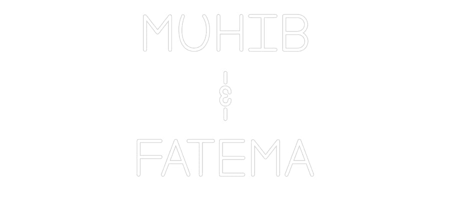 Custom Neon: MUHIB & FAT... - Neon Filter