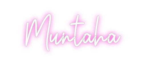 Custom Neon: Muntaha - Neon Filter