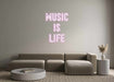 Custom Neon: Music Is ... - Neon Filter