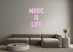 Custom Neon: MUSIC IS L... - Neon Filter