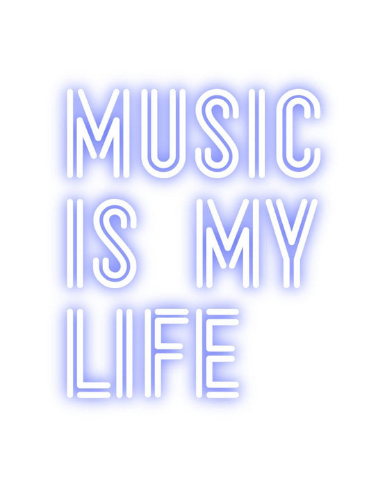 Custom Neon: Music is my ... - Neon Filter