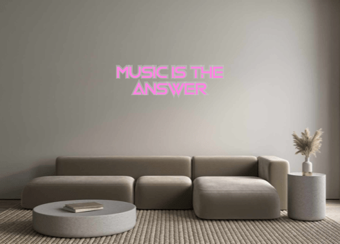 Custom Neon: MUSIC IS THE ... - Neon Filter