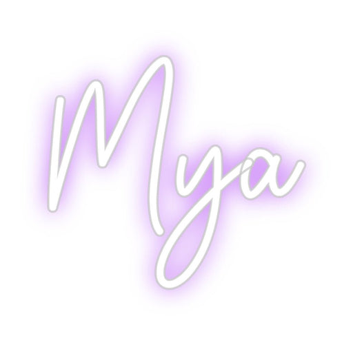 Custom Neon: Mya - Neon Filter