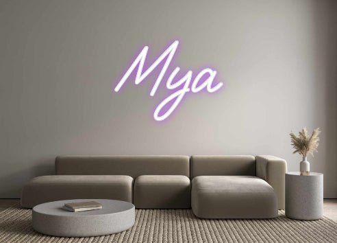 Custom Neon: Mya - Neon Filter