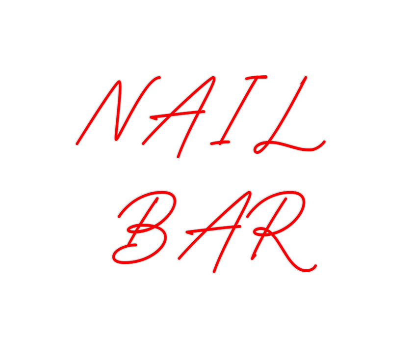 Custom Neon: NAIL BAR - Neon Filter